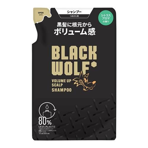 BLACK WOLF 丰盈头皮洗发露 330毫升（补充装）