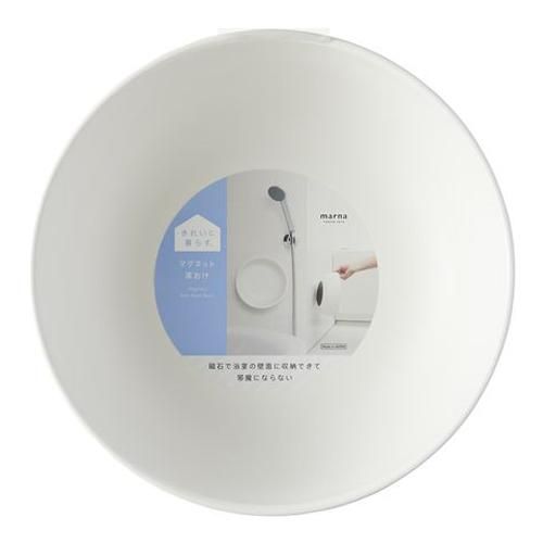 마나 마그넷 욕조 바가지 화이트 W657W 1개