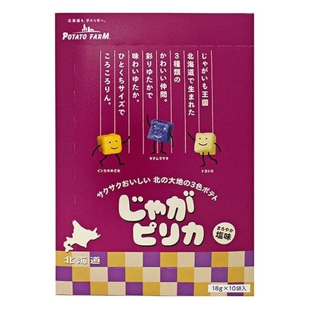 Calbee Potato Farm Jaga Pirika 18g x 10 bags