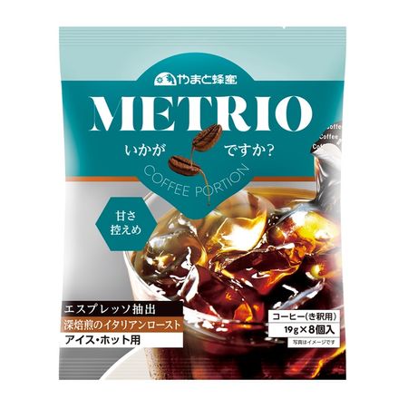 Yamato Honey Delicious Coffee Potion METRIO Less Sweet 19g x 8 pieces