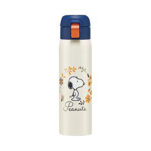 Skater Stainless Steel One-Touch Mug Bottle STOT5 Snoopy 480ml