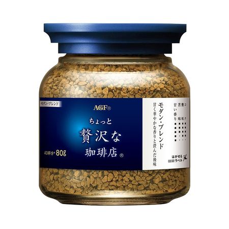 AGF 一點奢華咖啡館 現代綜合咖啡 瓶裝 80g