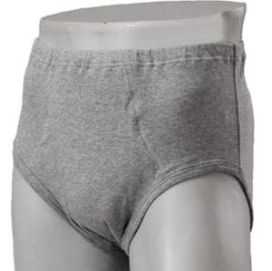 Nishiki 男士安全内裤 50cc 吸水灰色 L 1 件