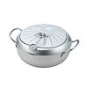 Yoshikawa Mirakutei III Tempura pot with lid and thermometer SJ2899 24cm 1 piece