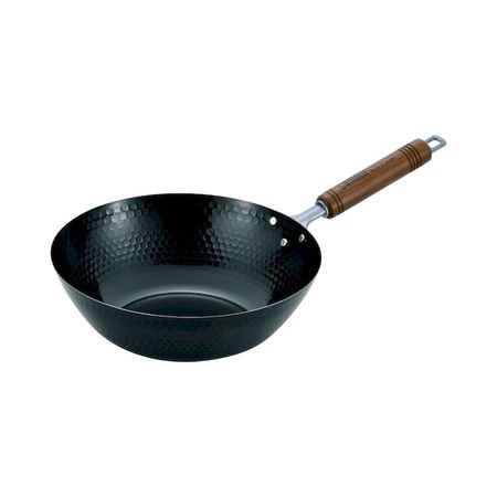 サミット工業 焼く鍋シリーズ 槌目北京鍋 30cm 1個