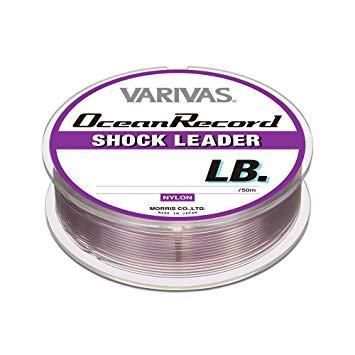 VARIVAS Leader Ocean Record 冲击式前导线 尼龙 雾紫色 50 米卷 20 条 80 磅