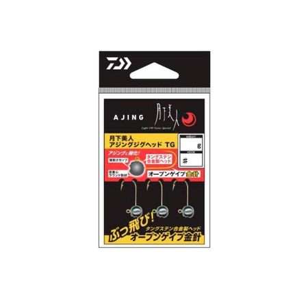 DAIWA 石斑鱼/竹荚鱼铅头钩 Moonflower Ajing 铅头钩 1.5 -#10