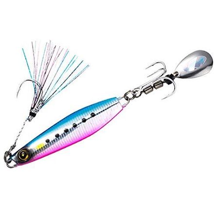 HAYABUSA Metal Jig Shore Jigging Jack Eye Makimaki 40g Color#: 2 Chameleon Pink Sardine