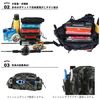 HAKAWAFLY Fishing Bag 5WAY Blue Camouflage