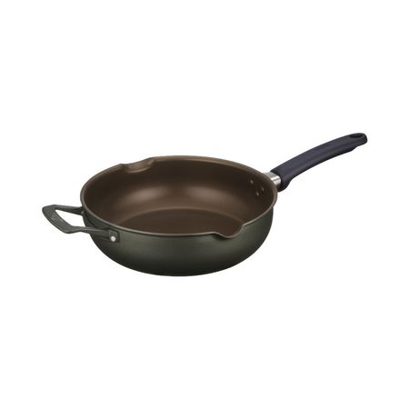 써모스 듀라블 시리즈 가스불 전용 멀티팬 그레이 KFK-026W 26cm