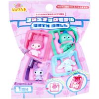 Santan Schwarztama Sanrio Characters 塑料模型设计沐浴球 葡萄香味 75g 1份