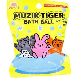 Santan Shuwatama Musik Tiger Bath Ball Lemon Scent 75g 1 serving
