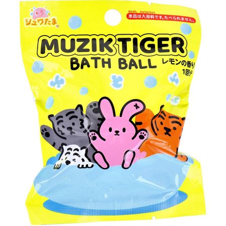 Santan Shuwatama Musik Tiger 沐浴球 柠檬香型 75g 1份
