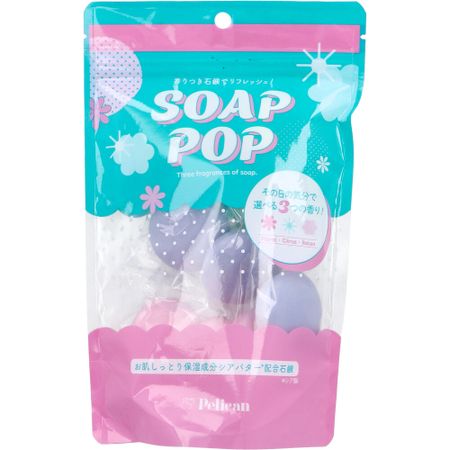 펠리칸 비누 SOAP POP 화장 비누 15g×9개입