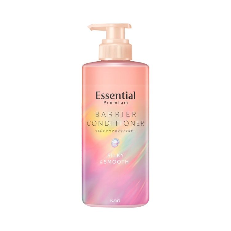 에센셜 프리미엄 촉촉 보습 배리어 컨디셔너 실키&스무스 펌프 450ml