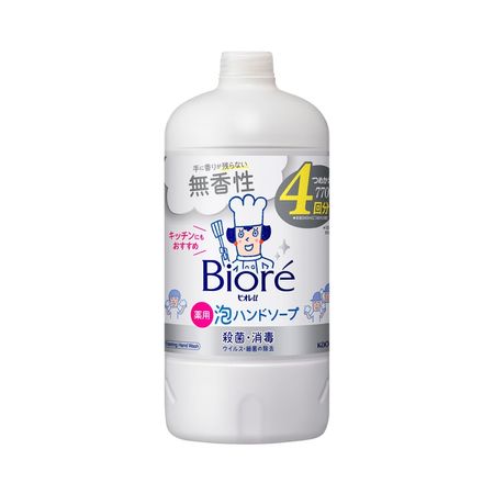 비오레U 비오레유 거품 핸드솝 무향 리필용 770ml