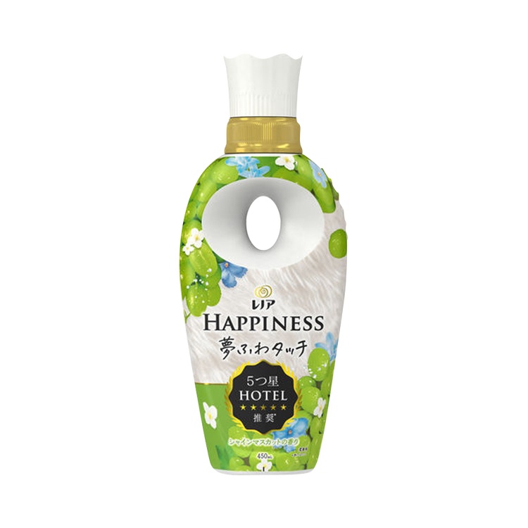 P&G Lenor Happiness 夢幻柔觸系列 香氛衣物柔軟精 青葡萄香 主體 450ml