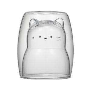 耐熱アニマルダブルグラス 270ml