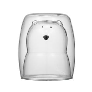 Heat-resistant animal double glass 270ml