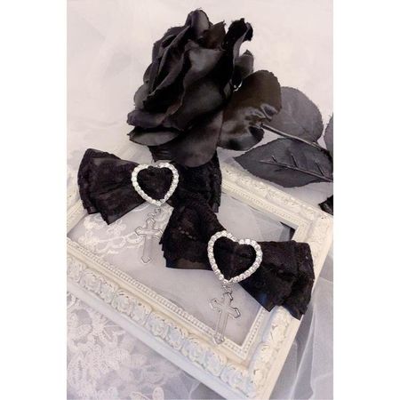 MA*RS||クロス×ハートレース重ねクリップ2個SET 品番:388110447