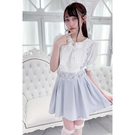 MA*RS||Heart Buckle Lace Skirt Pants Product Code: 388050530 Size F