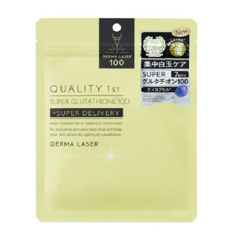 QUALITY 1ST Derma Laser Super Glutathione 100 (7 sheets)  DOKODEMO