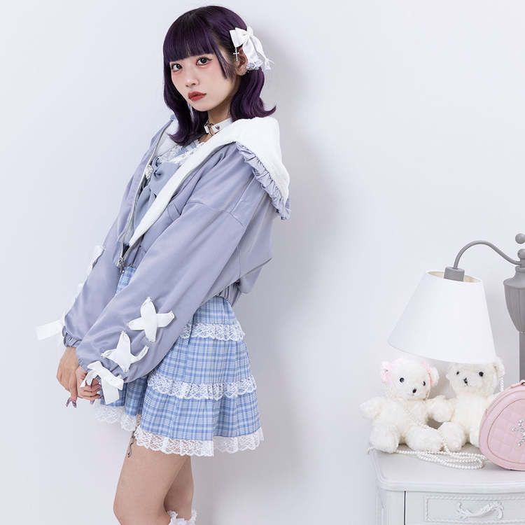 DreamMyLove｜短版雙面蝴蝶結外套 商品編號：532811