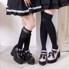 DreamMyLove｜閃亮水鑽蝴蝶結厚底樂福鞋 商品編號：533334