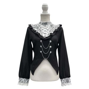 DearMyLove||Lace up V yoke ruffle blouse Product number: 534644