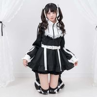 DreamMyLove||十字架刺繍フリルシスタージャージワンピース 品番:534061