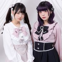 DreamMyLove||丸襟パールリボンフリルブラウス 品番:533915