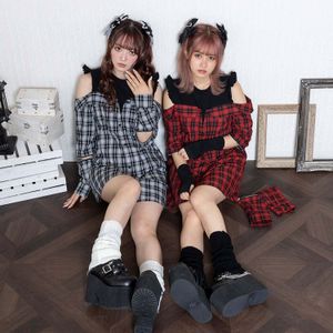 DreamMyLove||罗纹设计衬衫裙产品编号：532949