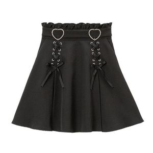 DreamMyLove||Heart buckle lace up skirt Product number: 532029