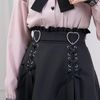 DreamMyLove||Heart Buckle Lace-up Skirt Product Code: 532029