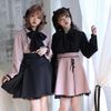 DreamMyLove｜大蝴蝶結蕾絲拼接裙 商品編號：531940