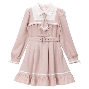 DreamMyLove||Detective Tie Dress Above the Knee Product Number: 533116