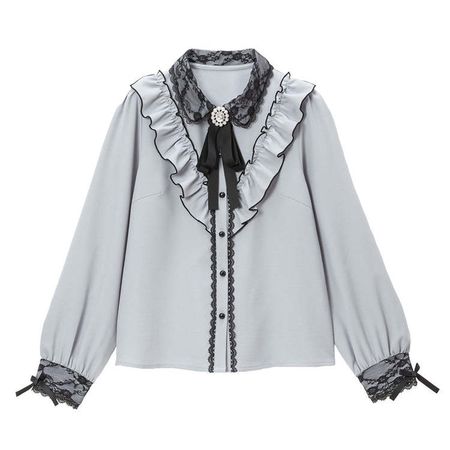 DreamMyLove||Layered lace bejeweled blouse Product code: 532909