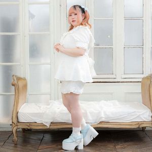 DearMyLove||レース重ねセーラーリボンセットアップ 品番:534433