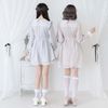 DearMyLove||レース重ねパールリボンお嬢様ワンピース 膝上 品番:533917
