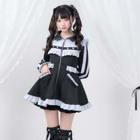 DearMyLove||Ruffled maid jersey dress Product code: 534049