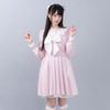 DearMyLove||心形蕾丝蝴蝶结水手服产品代码：534693