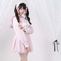 DearMyLove||ハートレースリボンセーラーワンピース 品番:534693