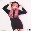 DearMyLove|| Hooded loose knit dress Product number: 534976