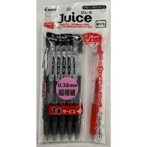 PILOT gel ballpoint pen juice 038 ultra-fine 5B1T 5P