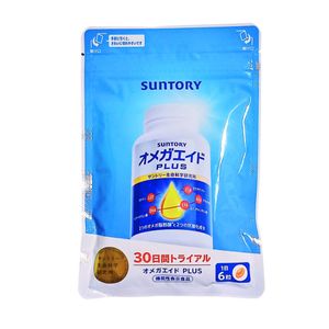 三得利 Suntory Omega Aid Plus 180粒 袋裝版