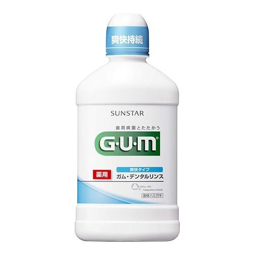 선스타 GUM 덴탈 린스 상쾌 타입 500mL