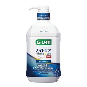 Sunstar GUM Gum Night Care Rinse Night Herb Type 900mL