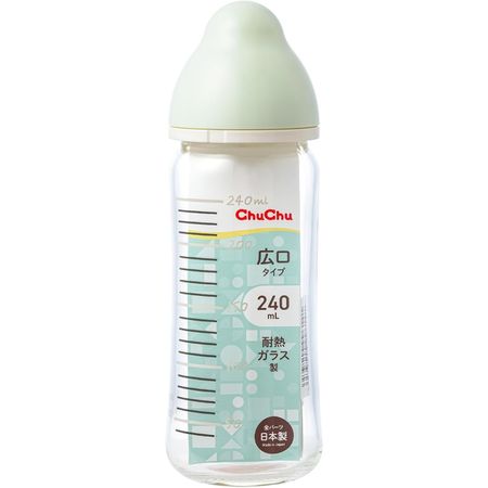 Tutu Multi-Fit Wide Mouth Baby Bottle (Heat-Resistant Glass) 240mL