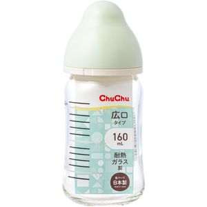 Tutu 多功能廣口型奶瓶（耐熱玻璃）160mL