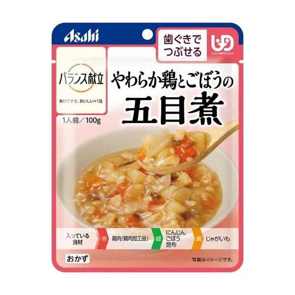 バランス献立 やわらか鶏とごぼうの五目煮 100g